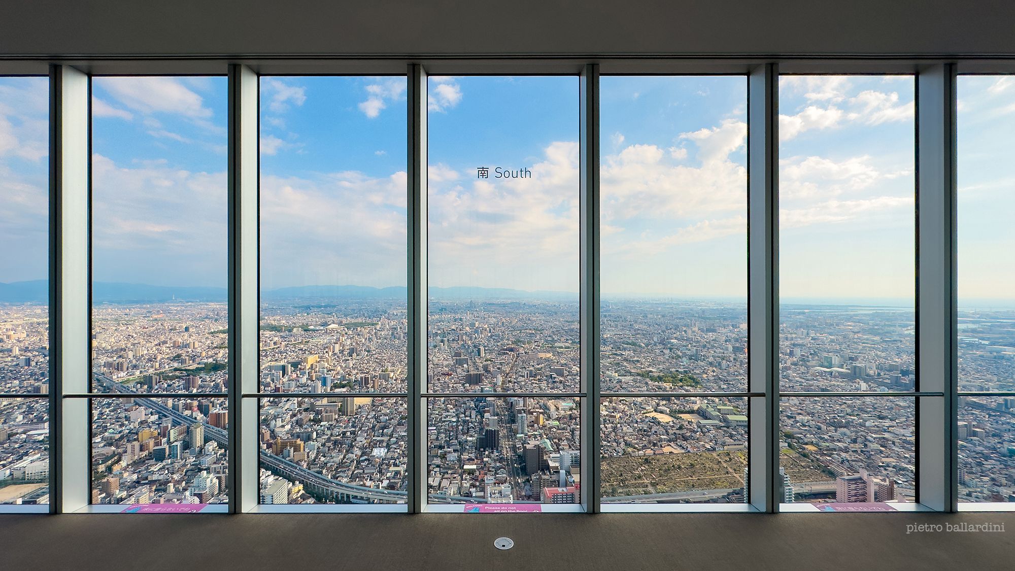 Osaka Skyline from Abeno Harukas, Japan