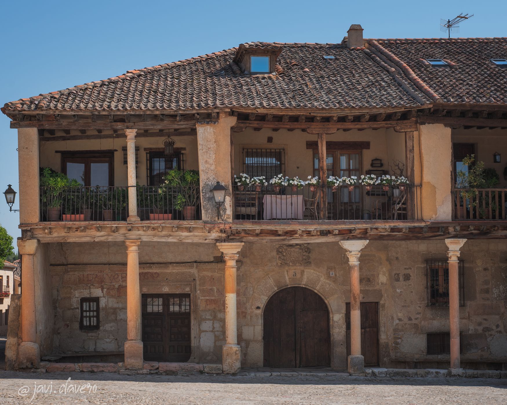 Plaza Mayor de Pedraza, Spain
