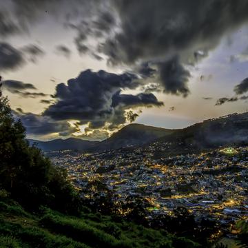 Quito, the Panecillo and the Lady of Quito, Ecuador