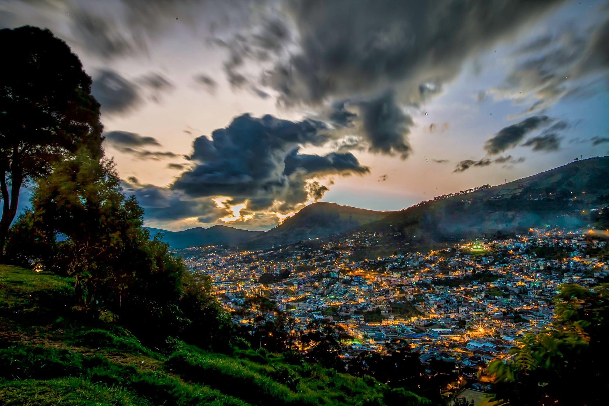 Quito, the Panecillo and the Lady of Quito, Ecuador