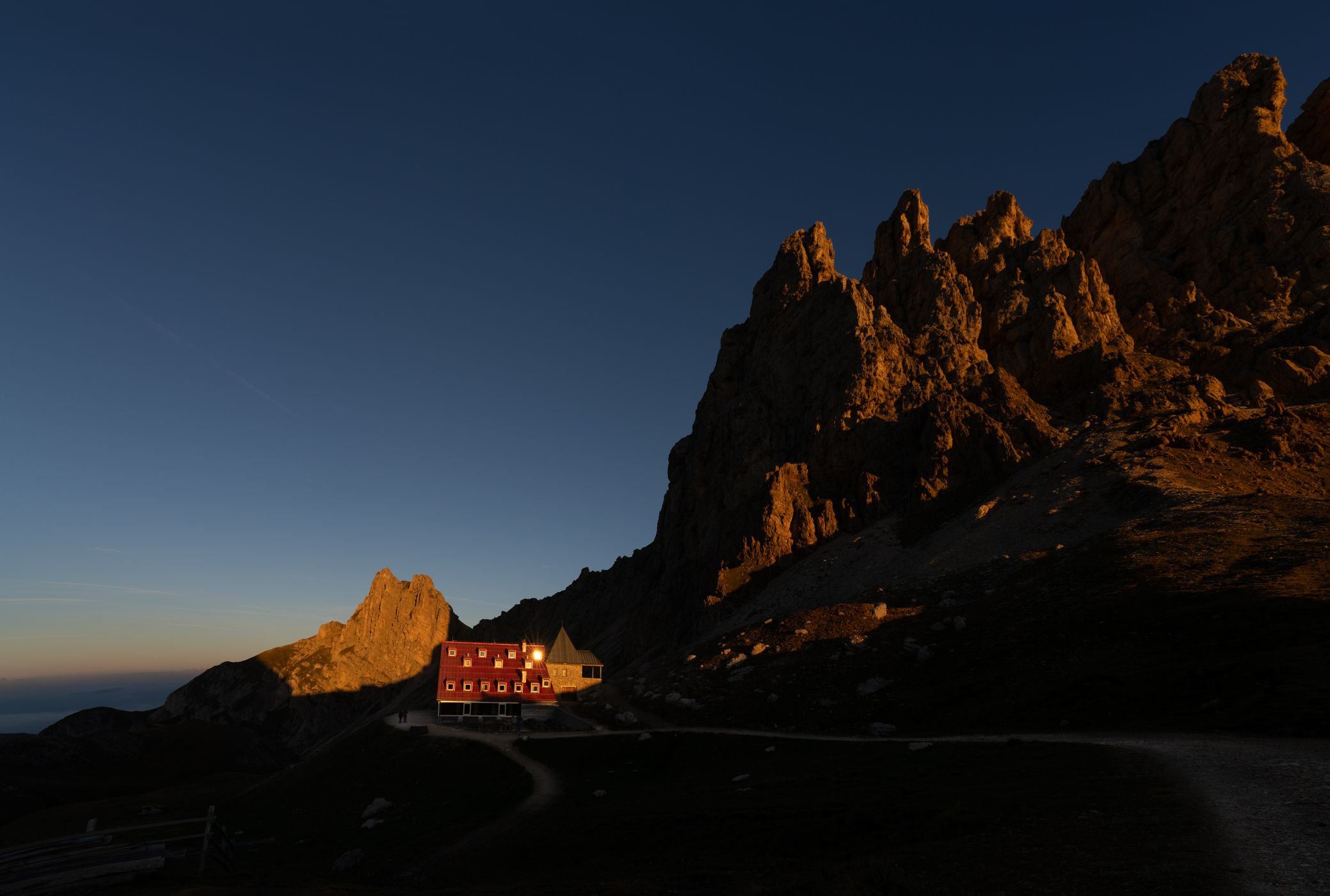 Tierser-Alpl-Hut, Seiser Alm, Italy
