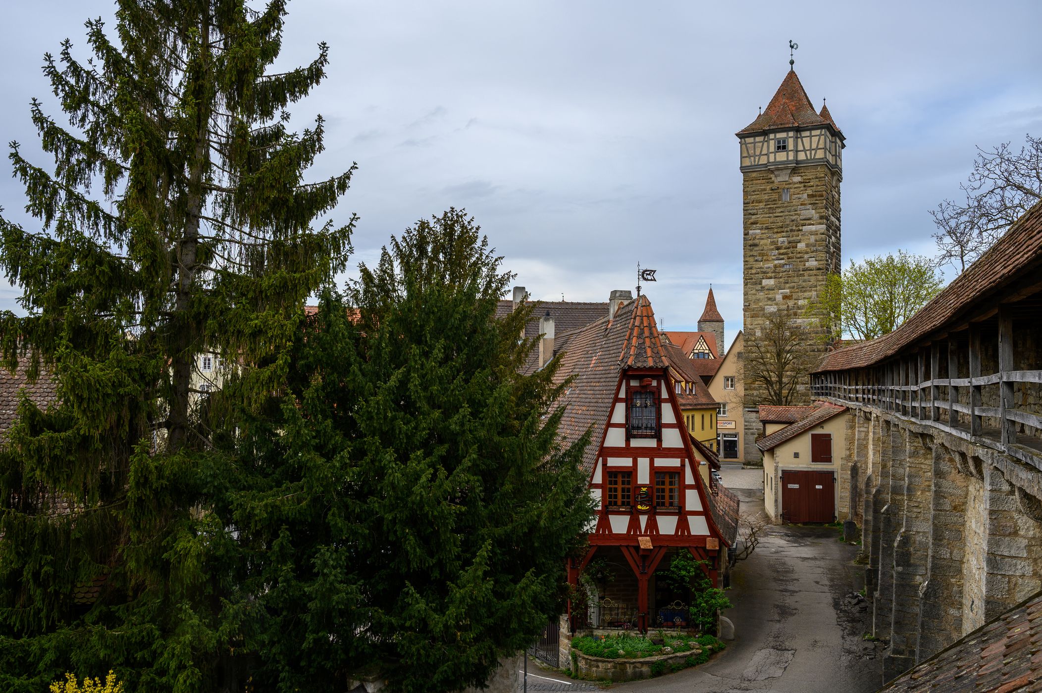 City Wall, Rothenburg , Germany