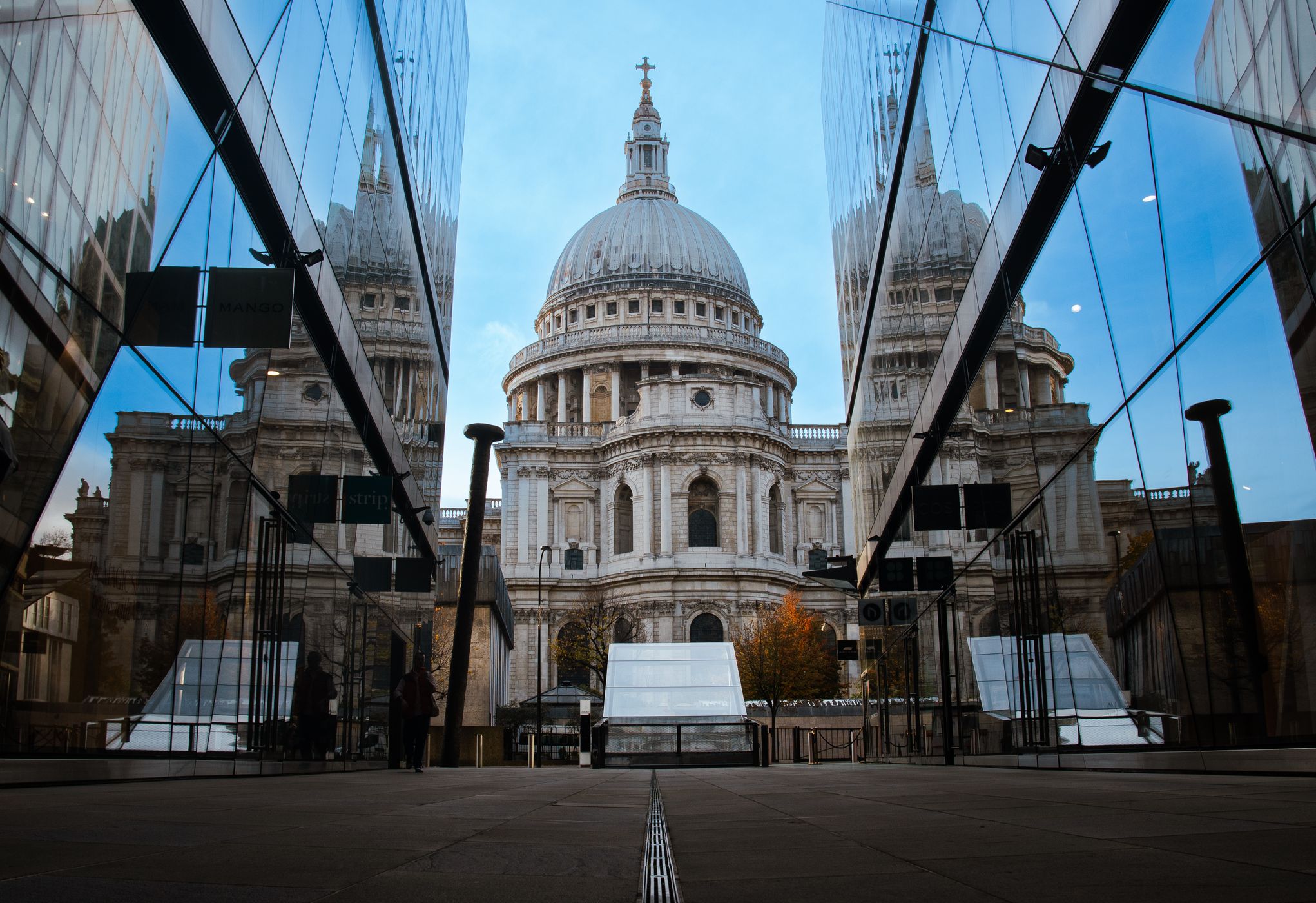 Reflection of St Paul's Cathedral, London, United Kingdom