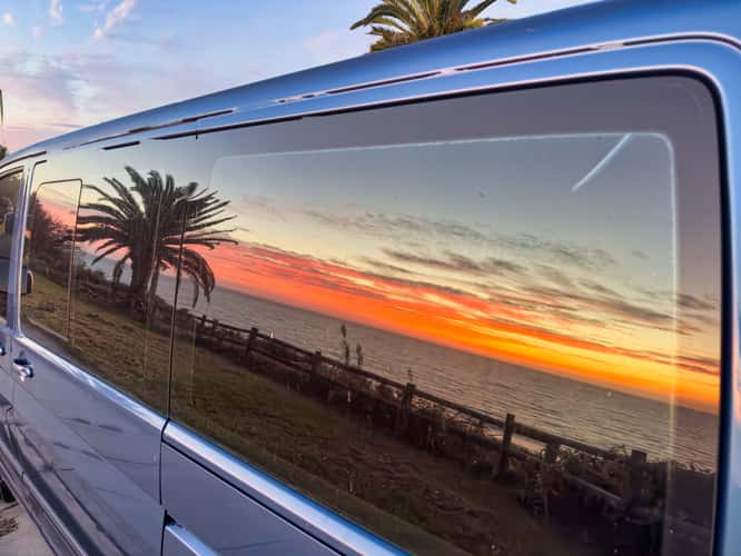 Sunrise Van Reflection Mona Vale Headland, NSW