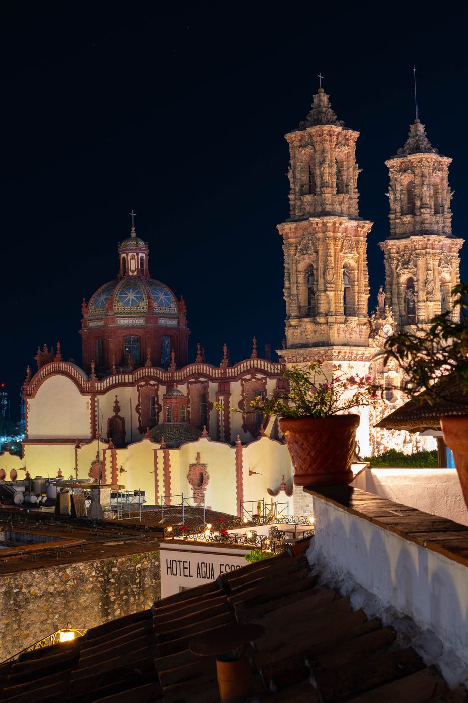 Taxco - view from Hotel Agua Escondida, Mexico