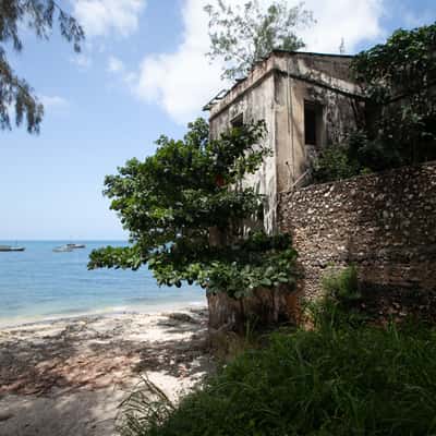 The Beach Stone Town. Zanzibar, Tanzania