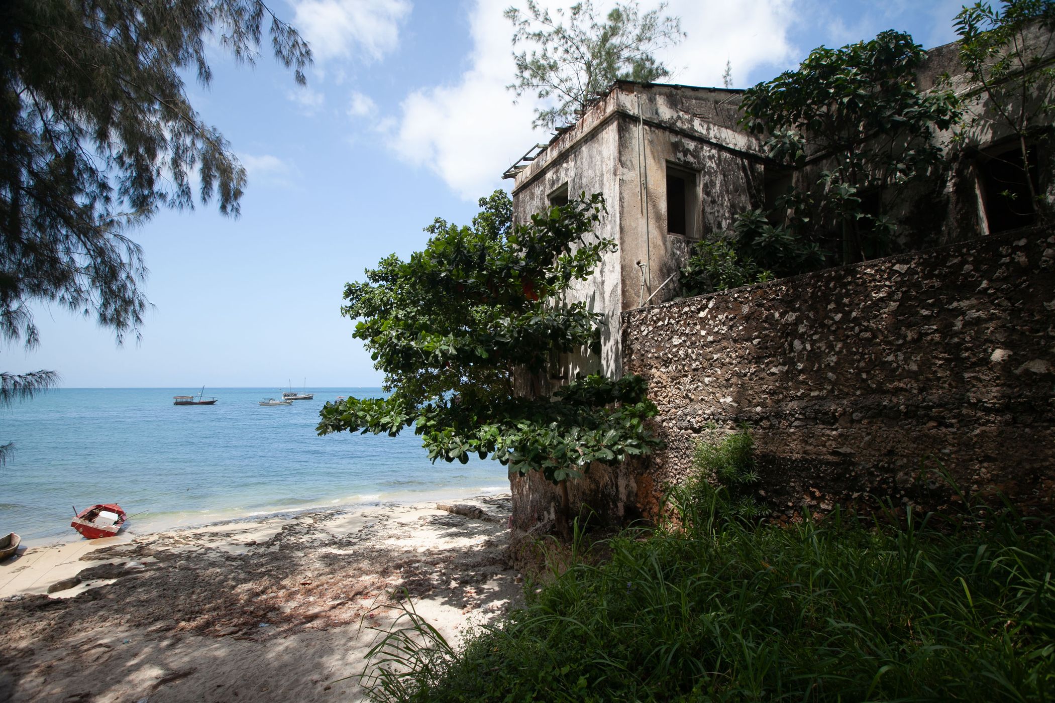 The Beach Stone Town. Zanzibar, Tanzania