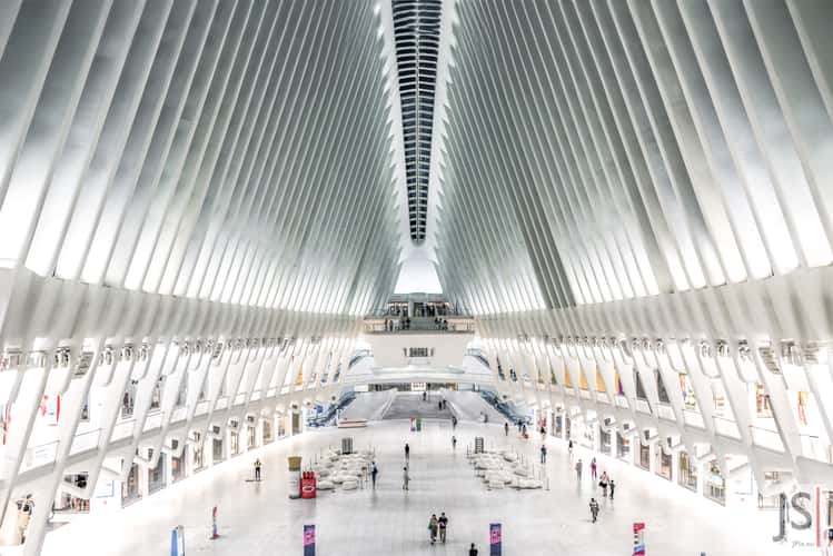 Oculus Transportation Hub - 1 great spots for photography