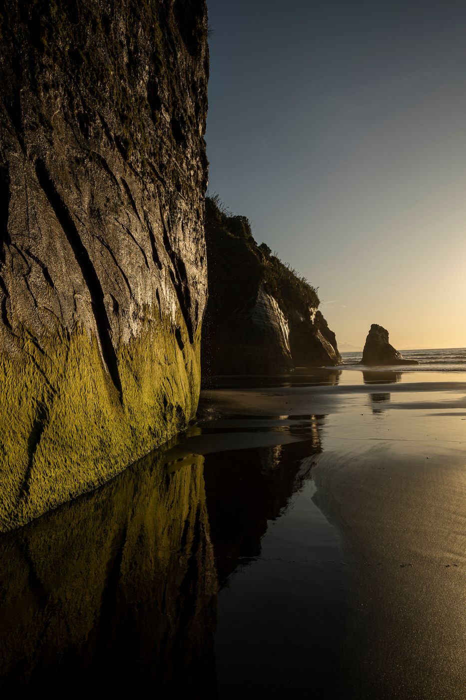 Tongaporuru beach, three sisters, New Zealand