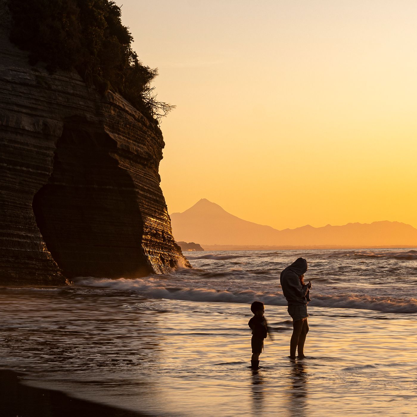 Tongaporuru beach, three sisters, New Zealand
