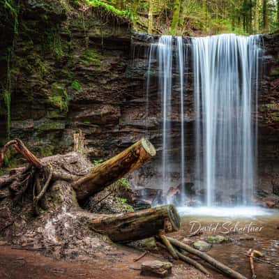 Unterer Wasserfall Hörschbach, Germany