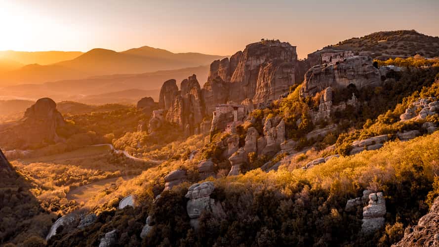 Meteora Thessaly from Main Observation Deck