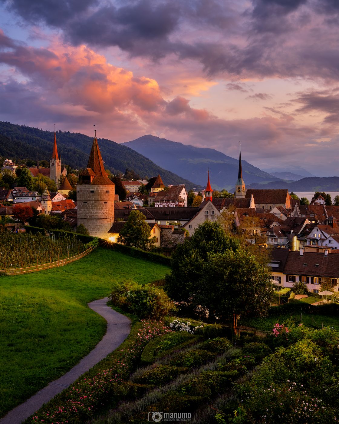 View over Zug, Switzerland