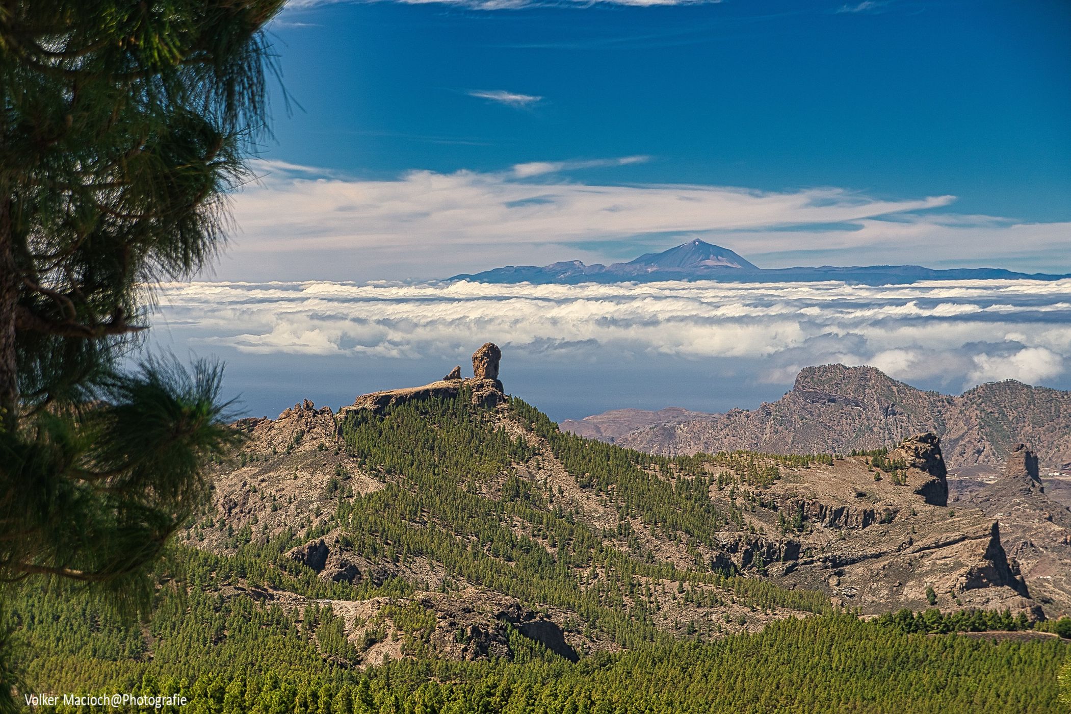 View to Roque Nublo, Spain