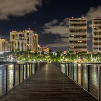 West Palm Beach, downtown, USA