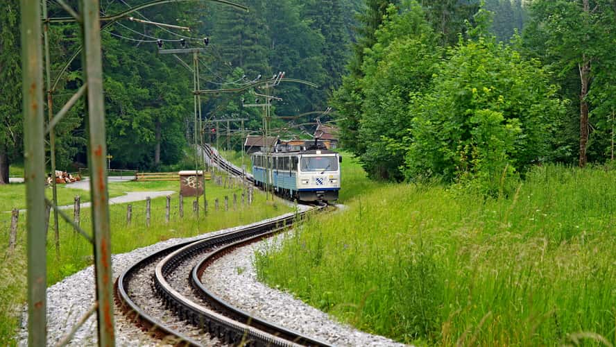 Zugspitzbahn bei Grainau