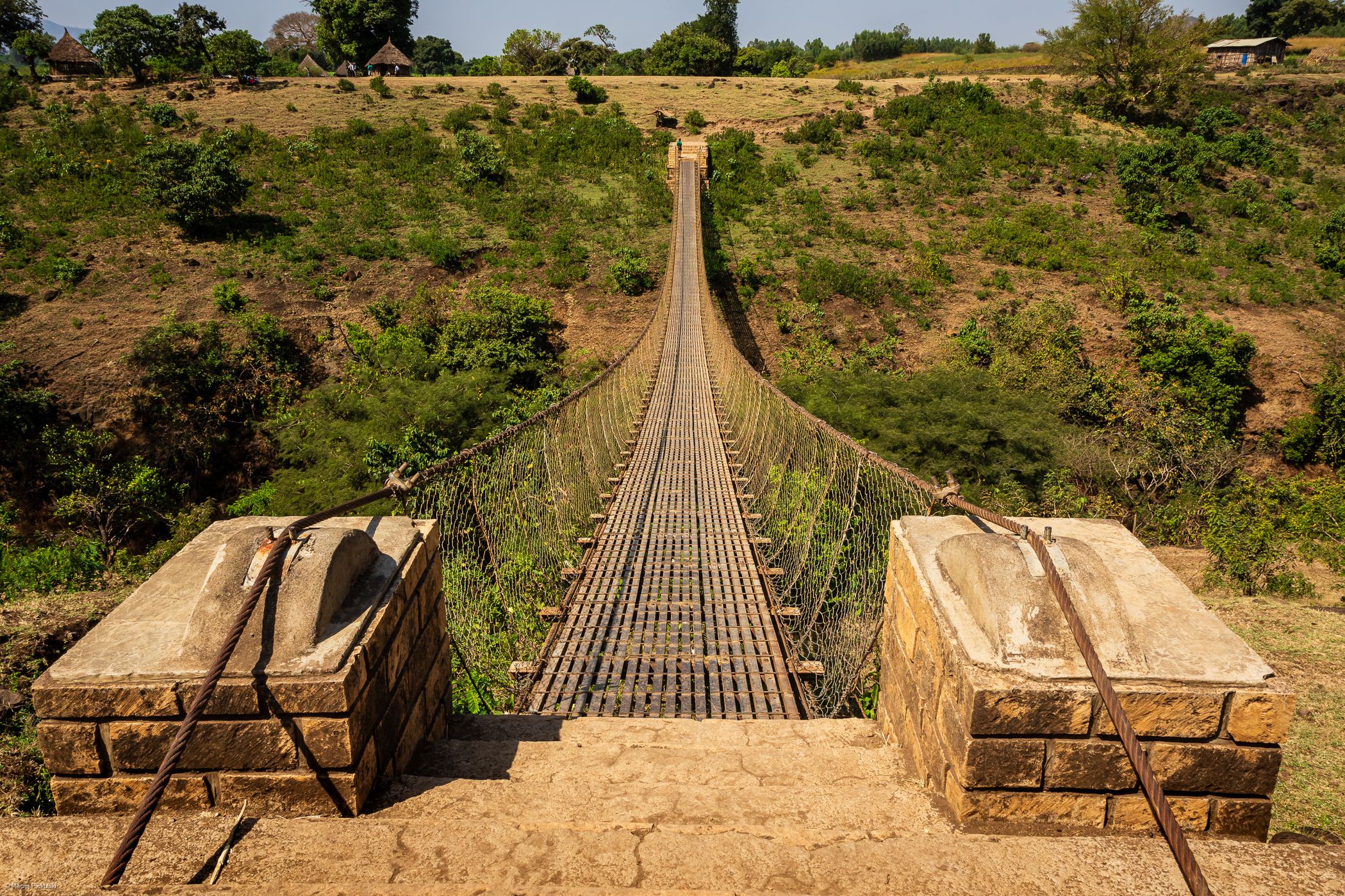 Abay Wire Bridge, Ethiopia