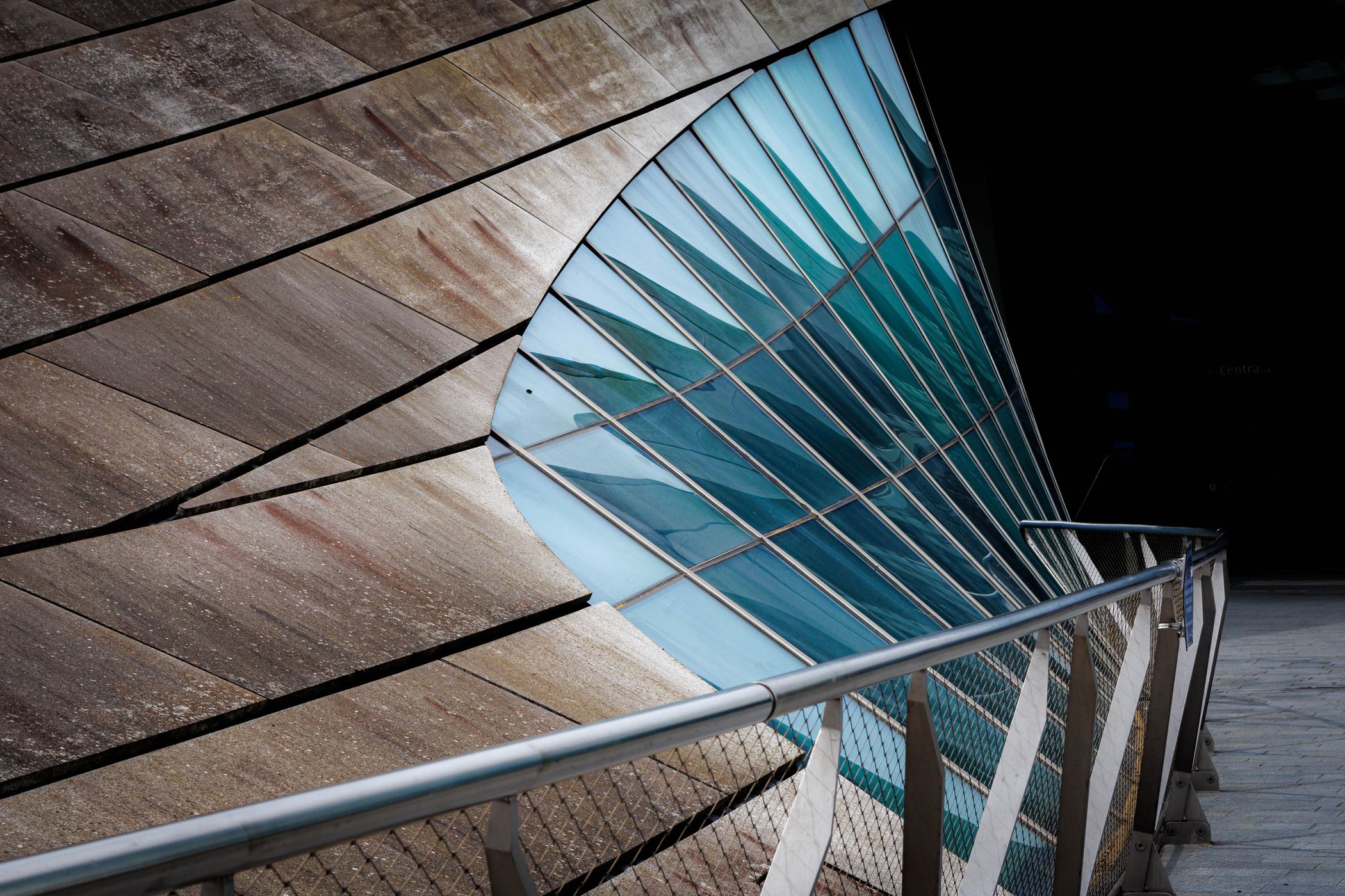 Arnhem Central Station - Outside roof of large hall, Netherlands