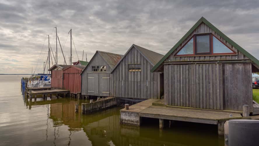 Boat huts of Ahrenshoop