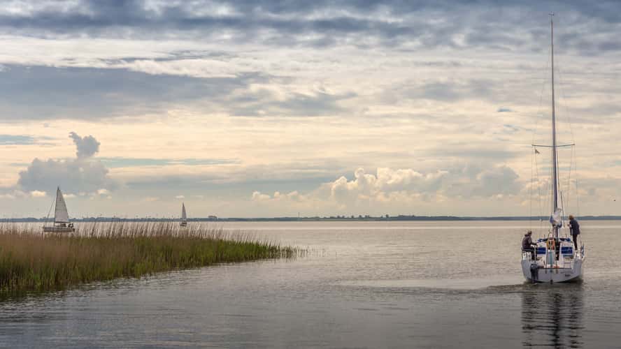 Boat huts of Ahrenshoop