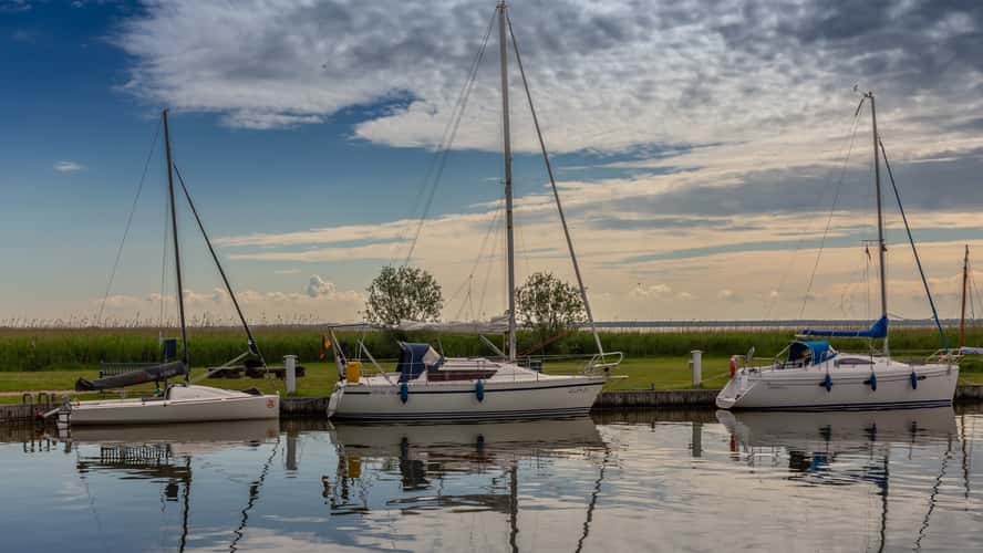 Boat huts of Ahrenshoop