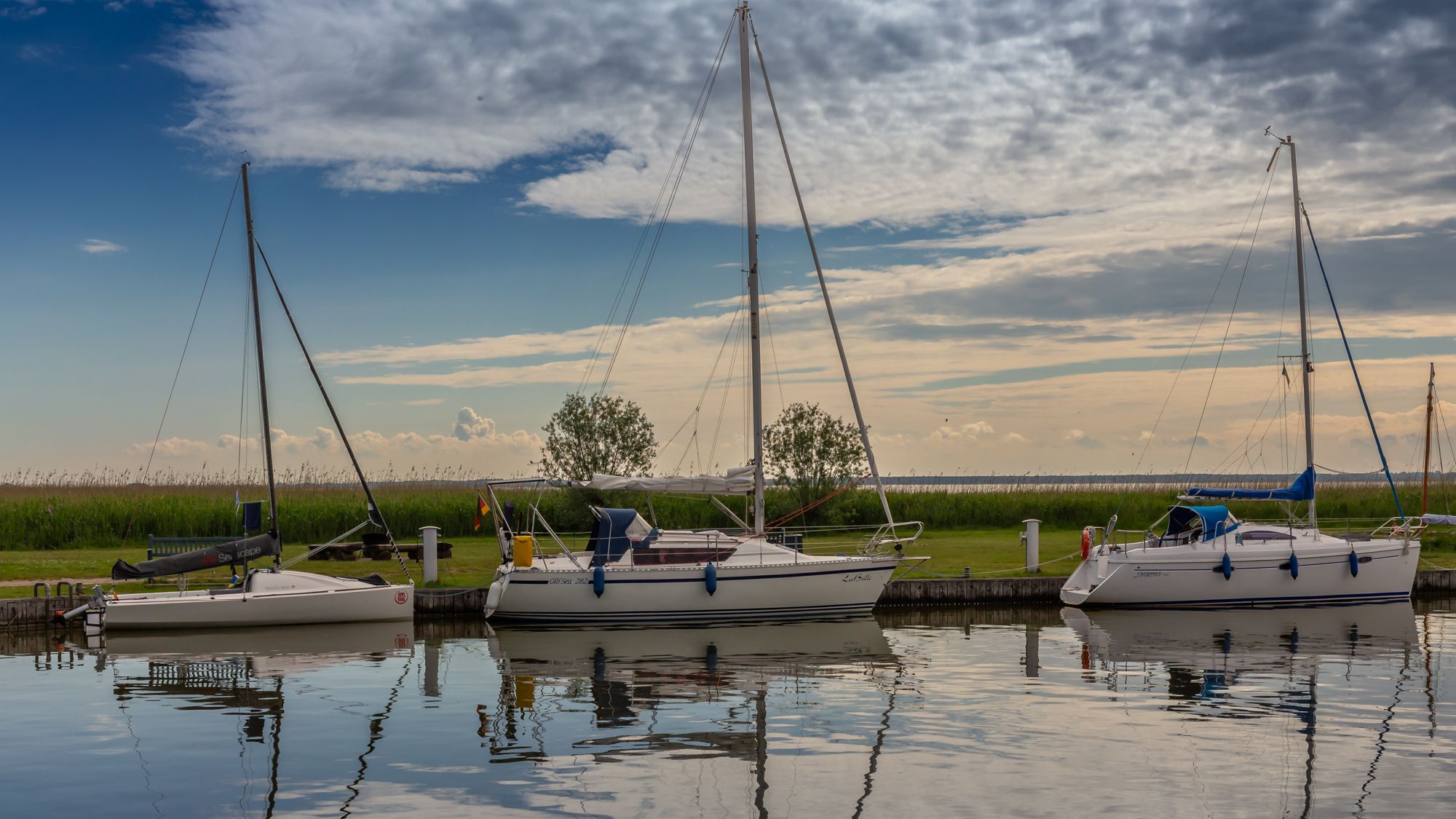 Boat huts of Ahrenshoop, Germany
