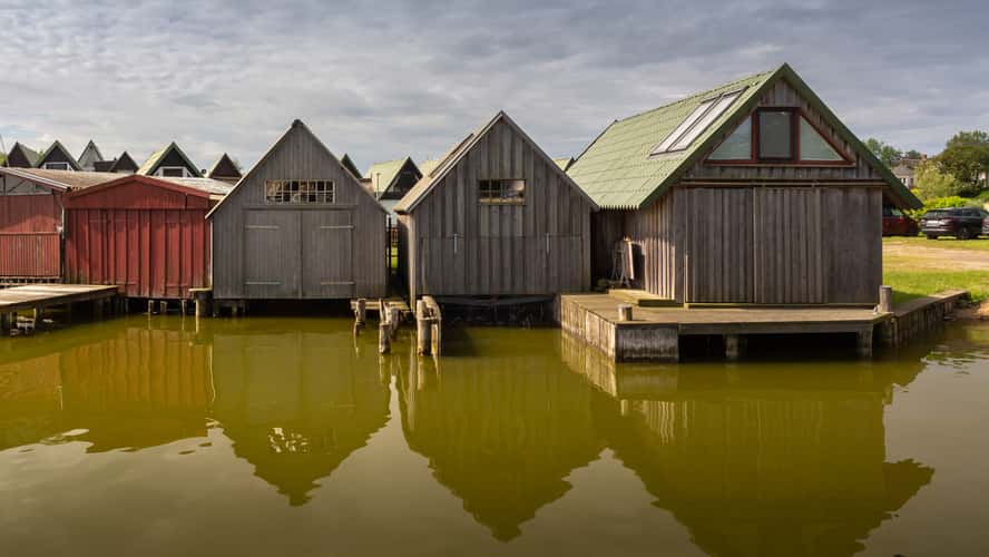 Boat huts of Ahrenshoop