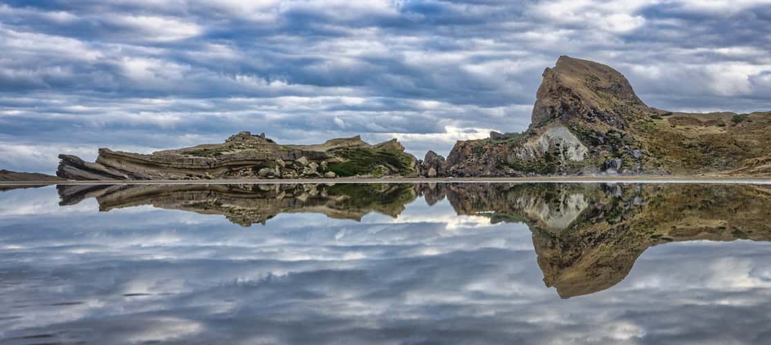 Castle Rock, Castlepoint,North Island