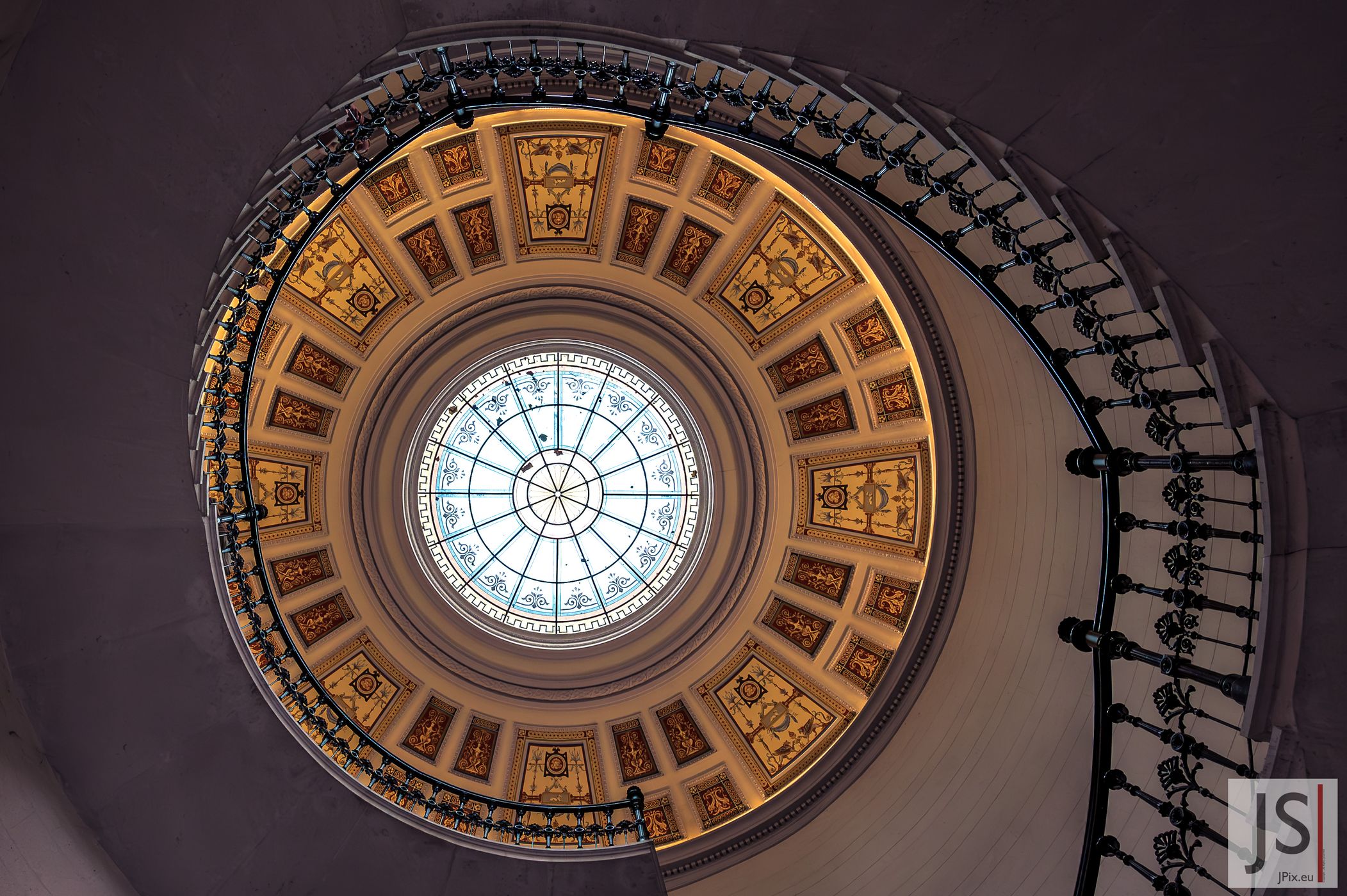 Celling of the varkert bazaar, Hungary
