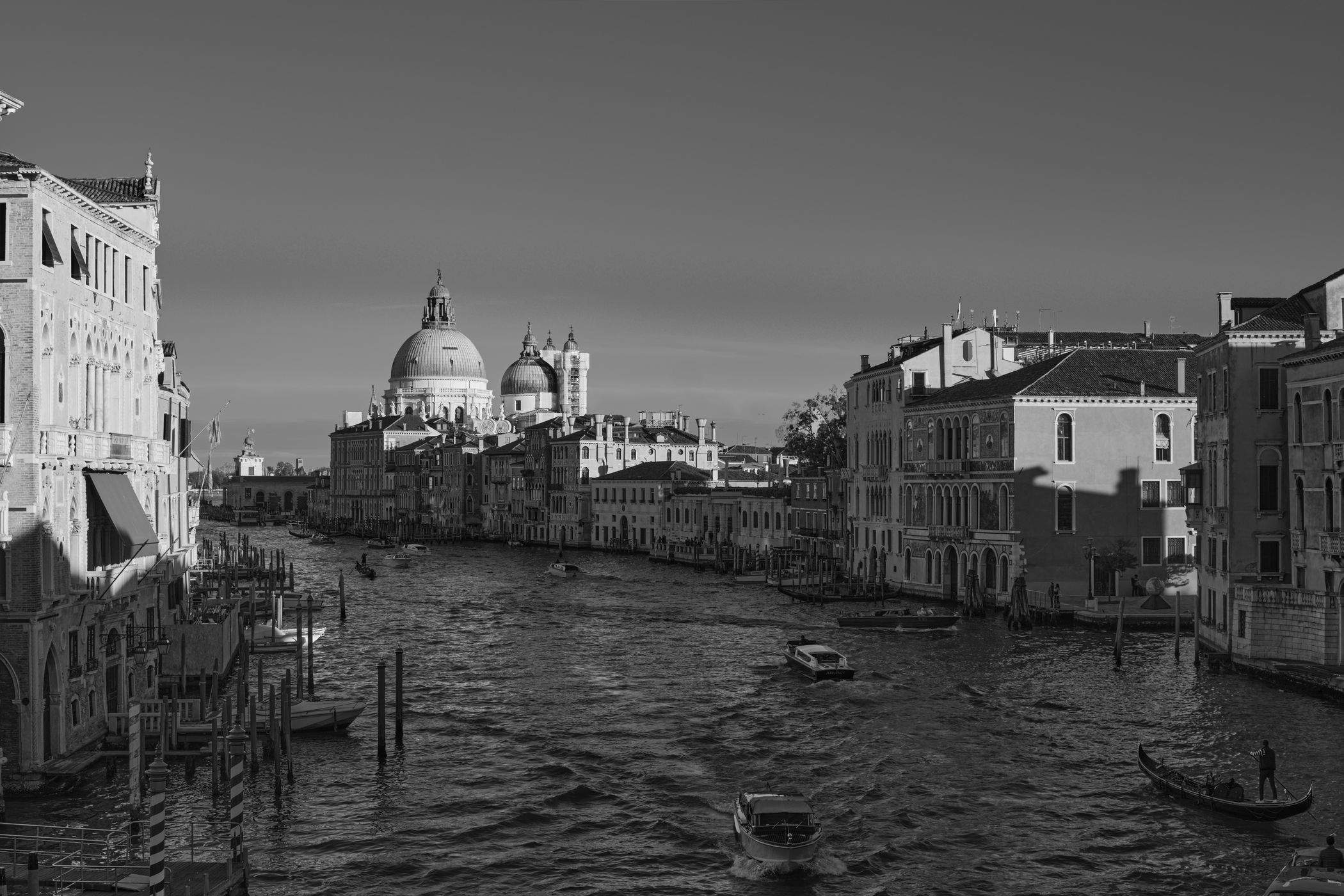 View from Ponte dell'Accademia, Venice, Italy