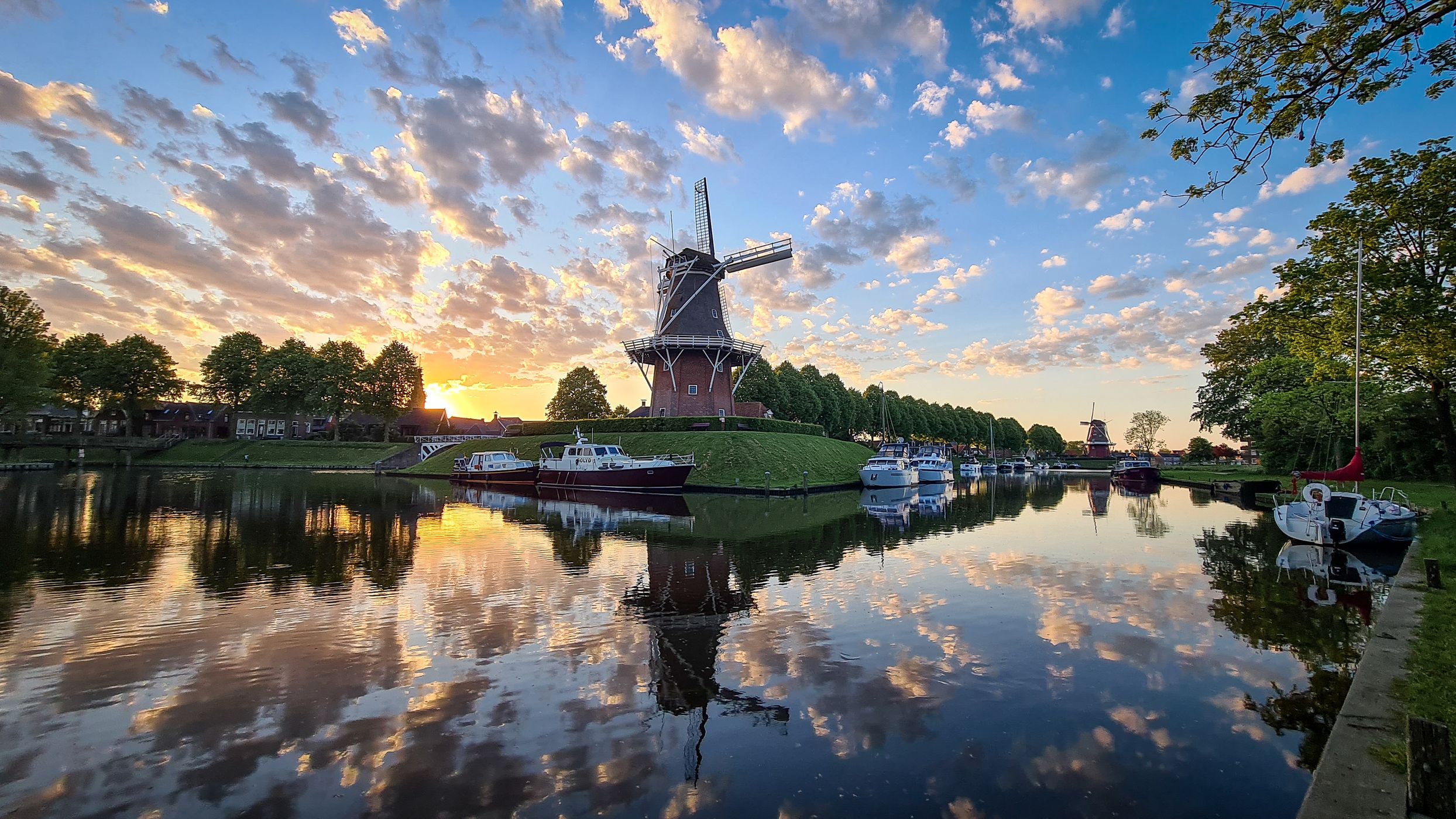 Dokkum Windmills, Netherlands