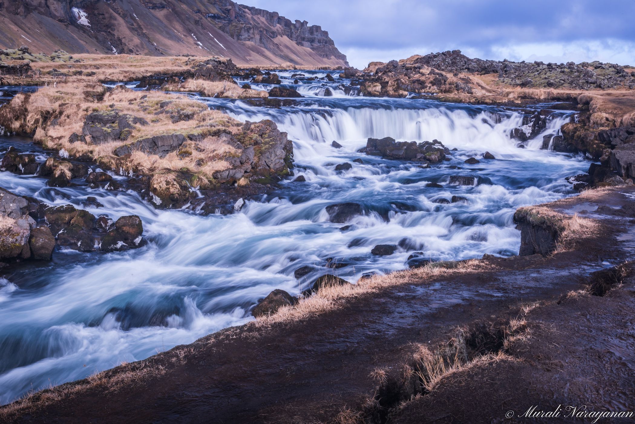 Fossálar Waterfall, Iceland