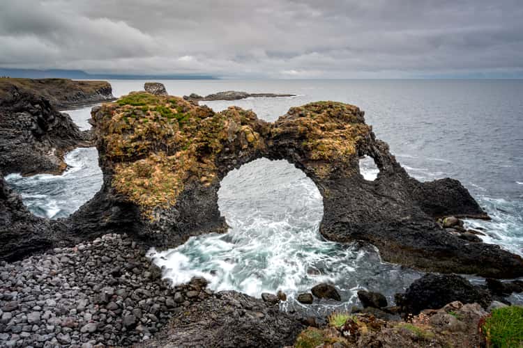 Gatklettur Stone Arch, Arnarstapi