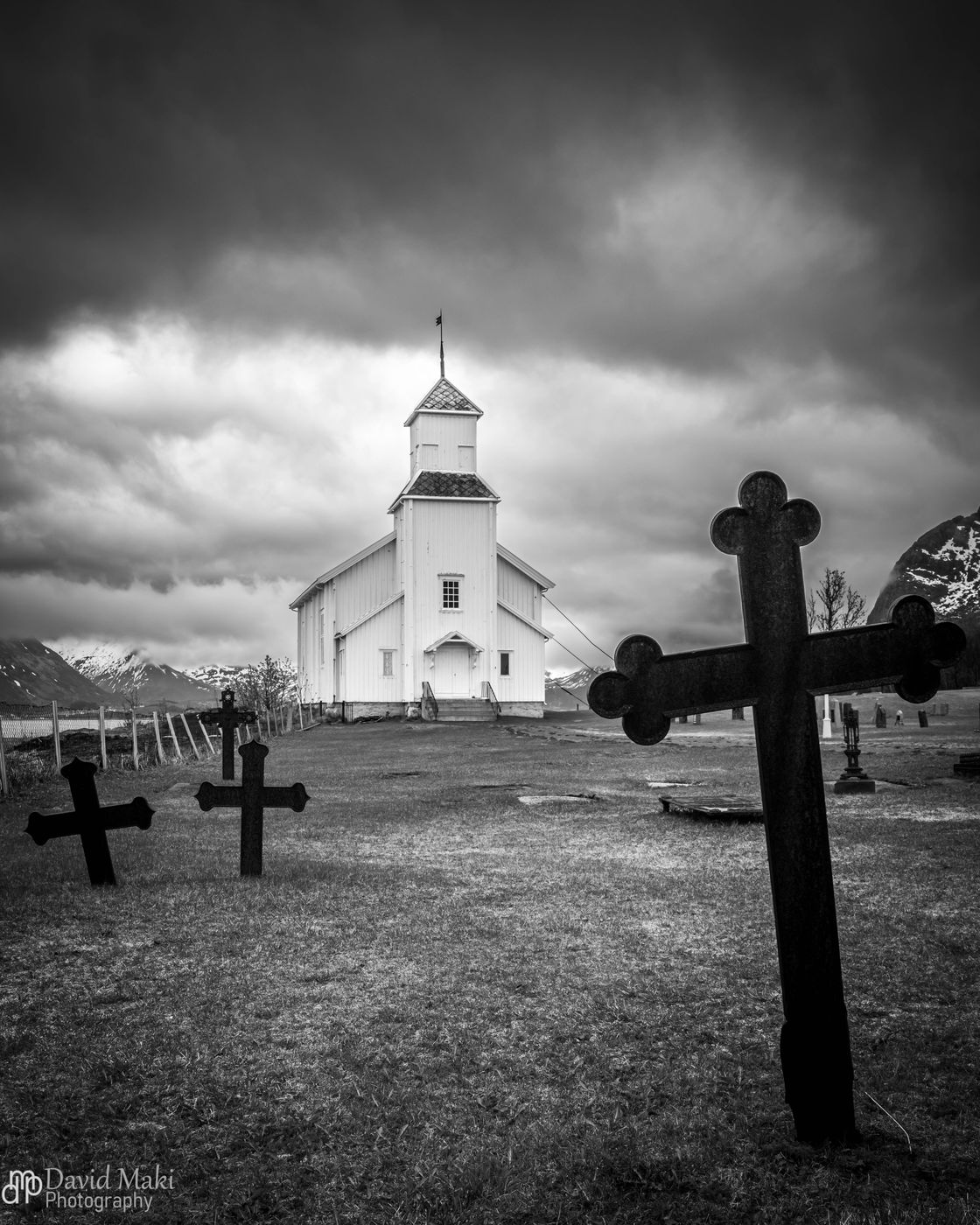 Gimsøy Church, Lofoten, Norway