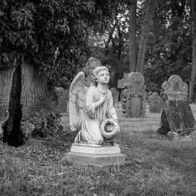 Historic Schenklengsfeld cemetery, Germany