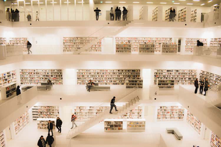 Inside City Library, Stuttgart