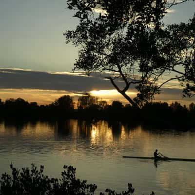 Kayak on Manning River, Australia