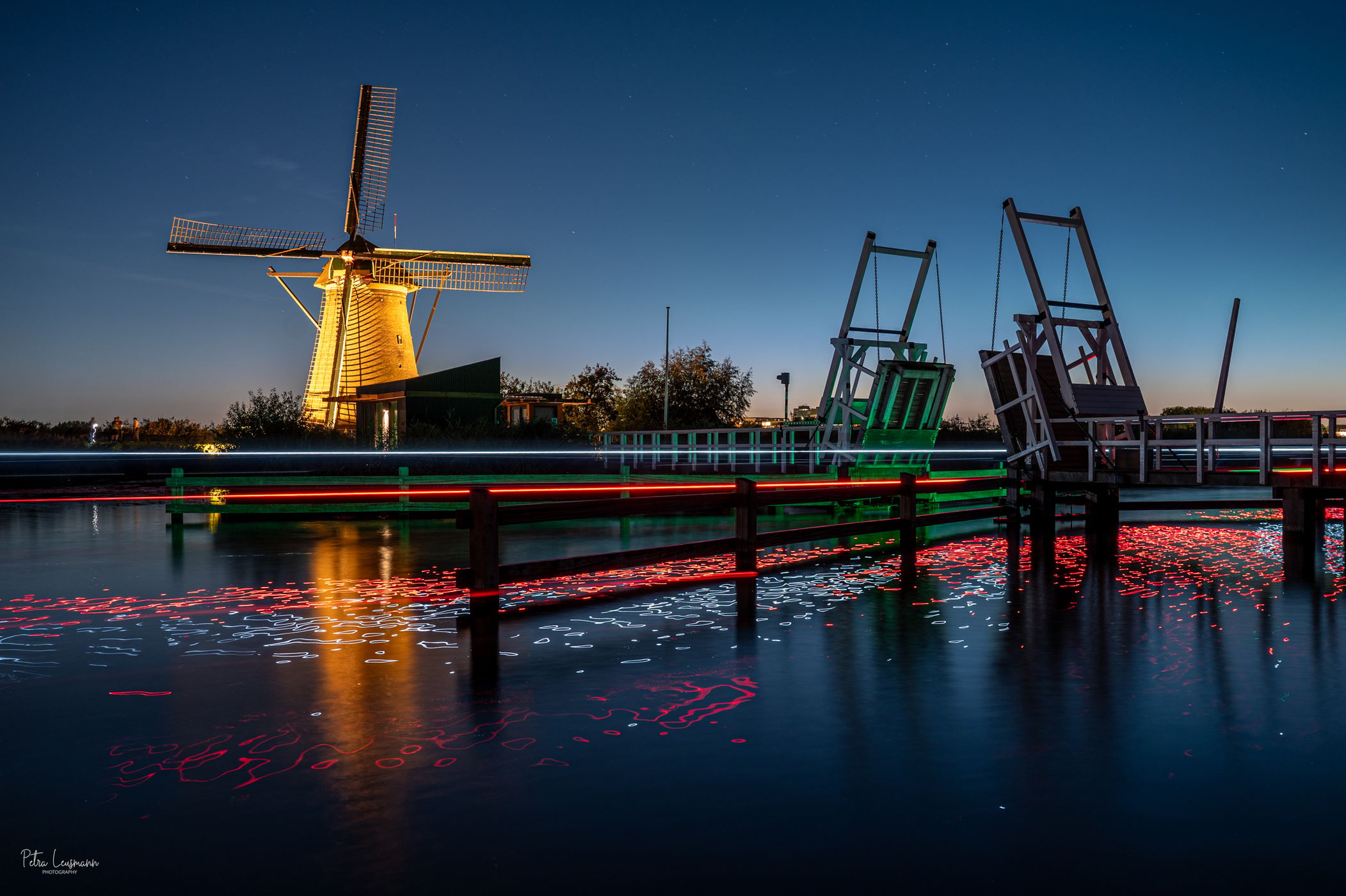 Bridge in Kinderdijk, Netherlands