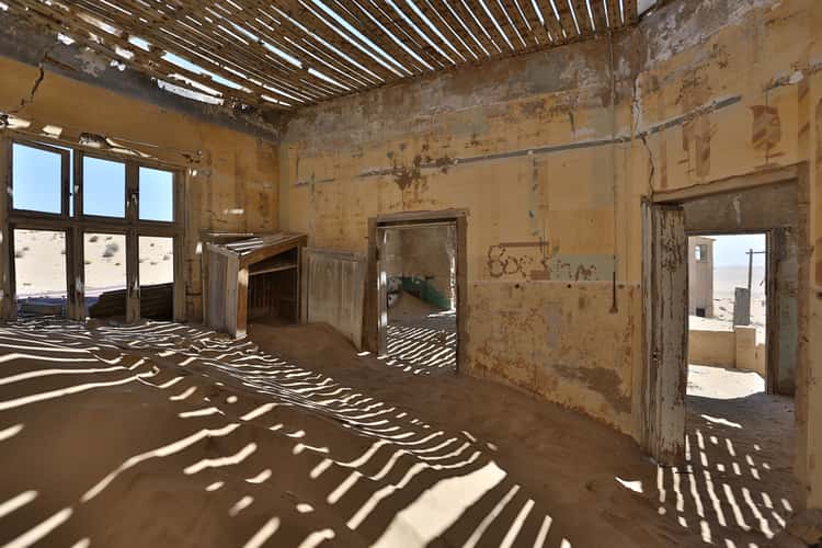 Kolmanskop. Abandoned mining town