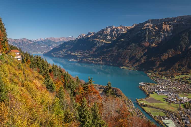 View from Harder Kulm