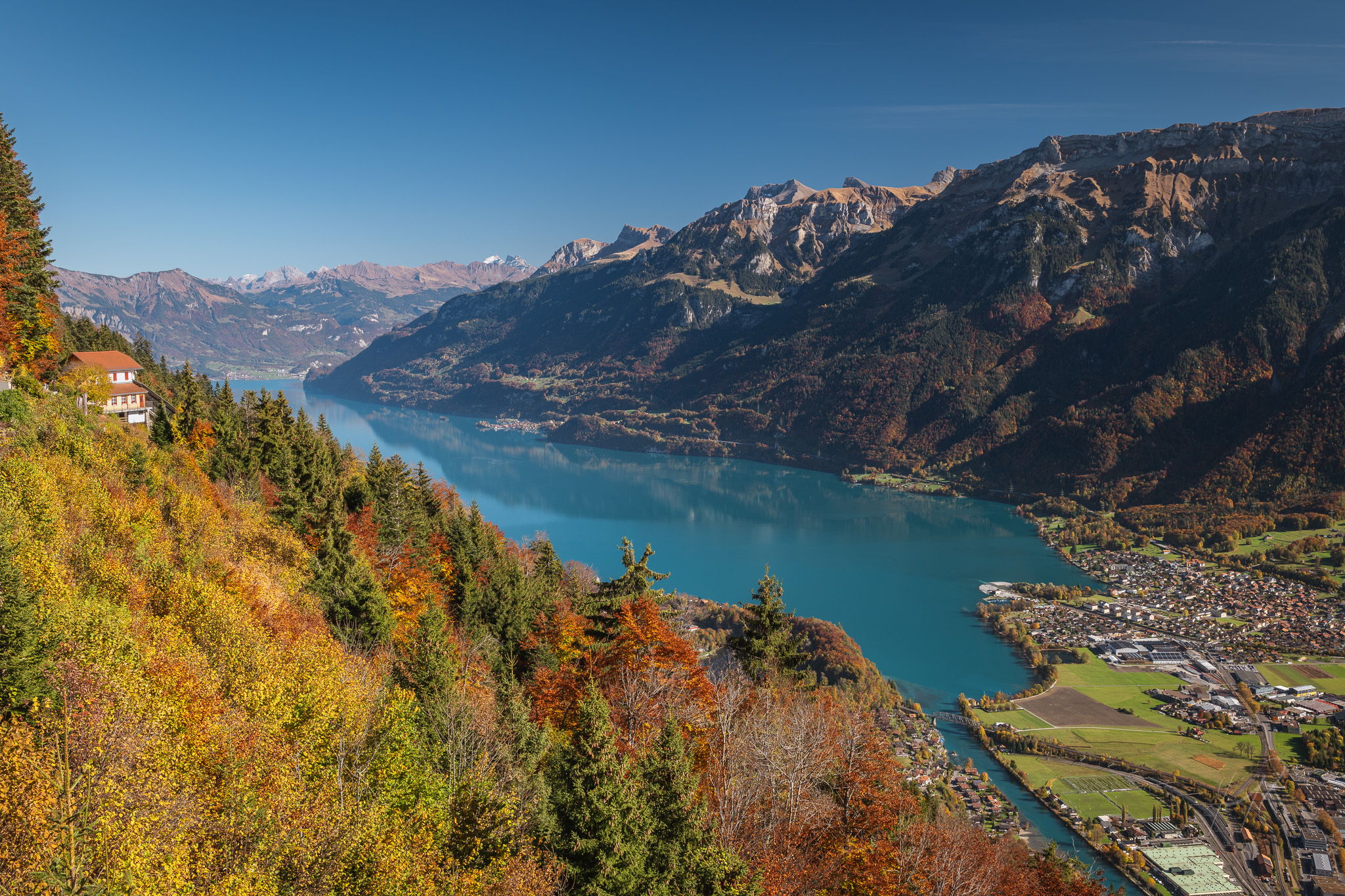 View from Harder Kulm, Switzerland