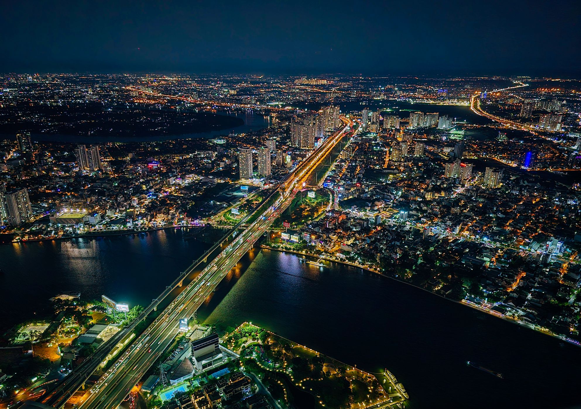 View from Landmark 81, Ho Chi Minh City, Vietnam