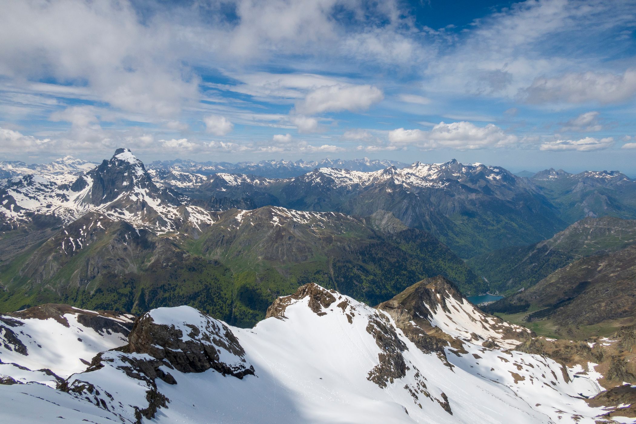 Le Lurien Peak (2826m), France