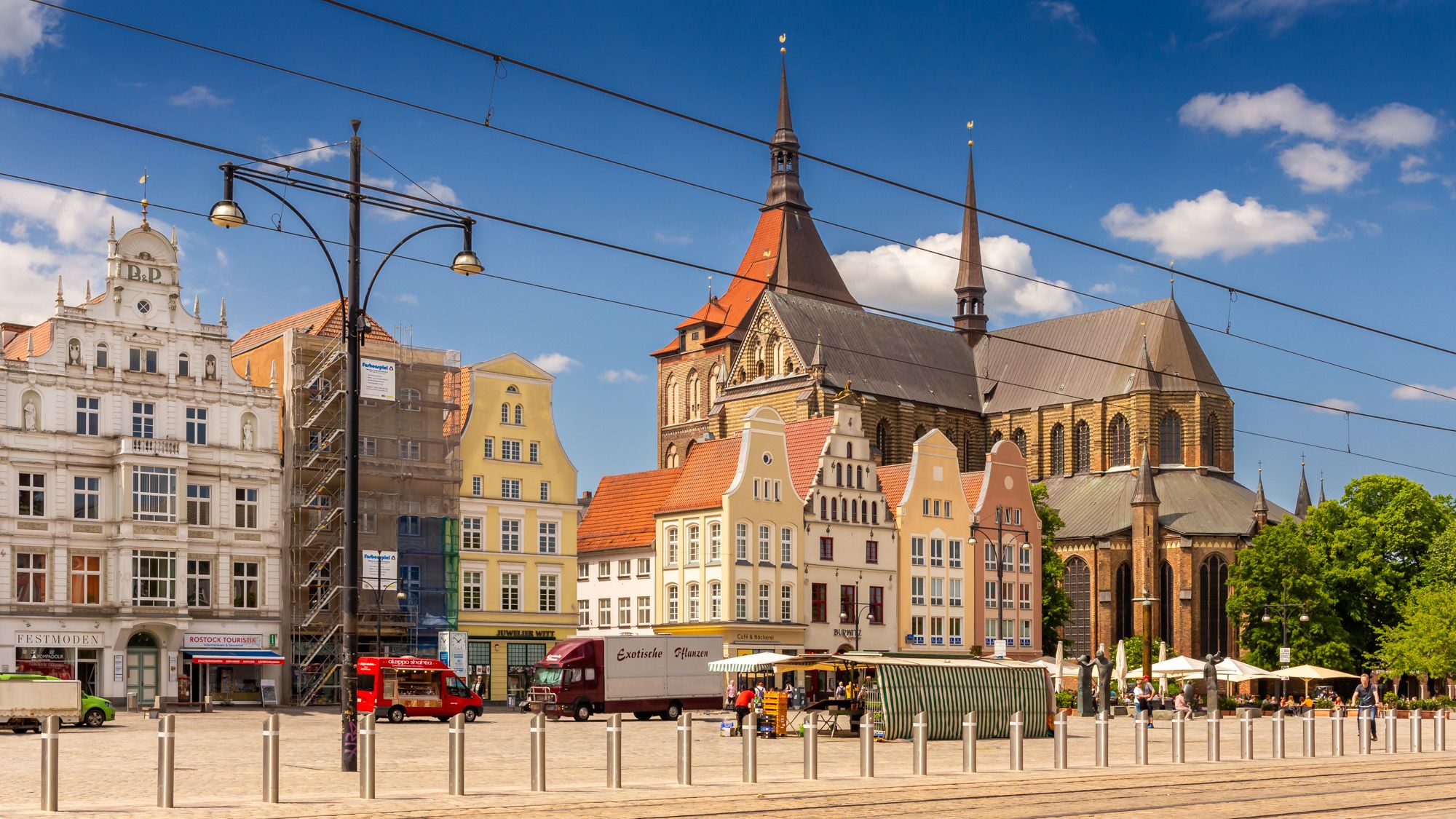 Marktplatz Rostock, Germany