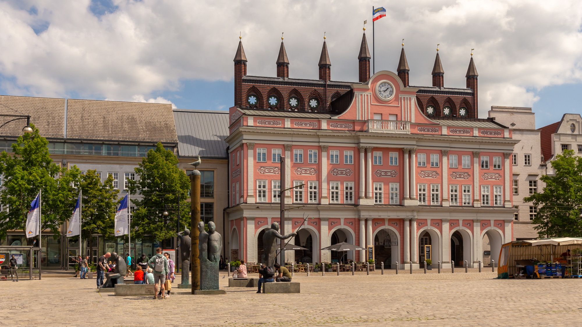 Marktplatz Rostock, Germany