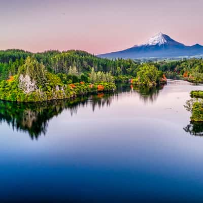 Mt Taranaki, Lake Mangamahoe Lookout, New Plymouth, New Zealand