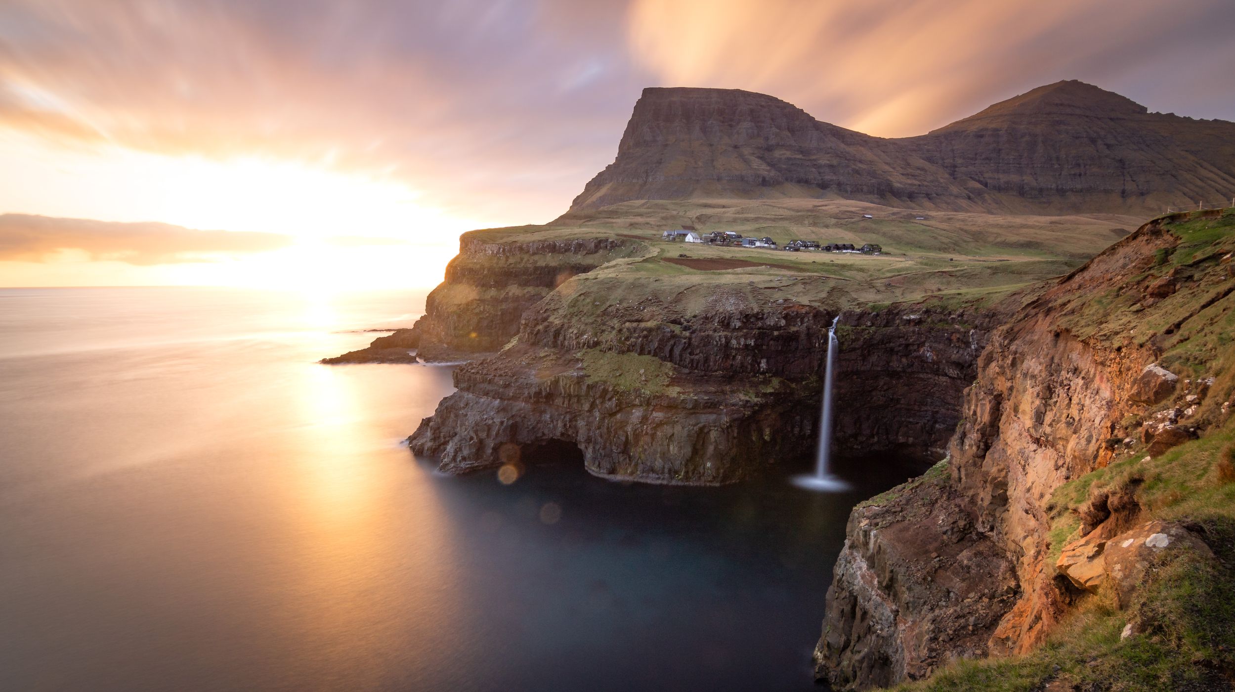 Múlafossur Waterfall, Faroe Islands