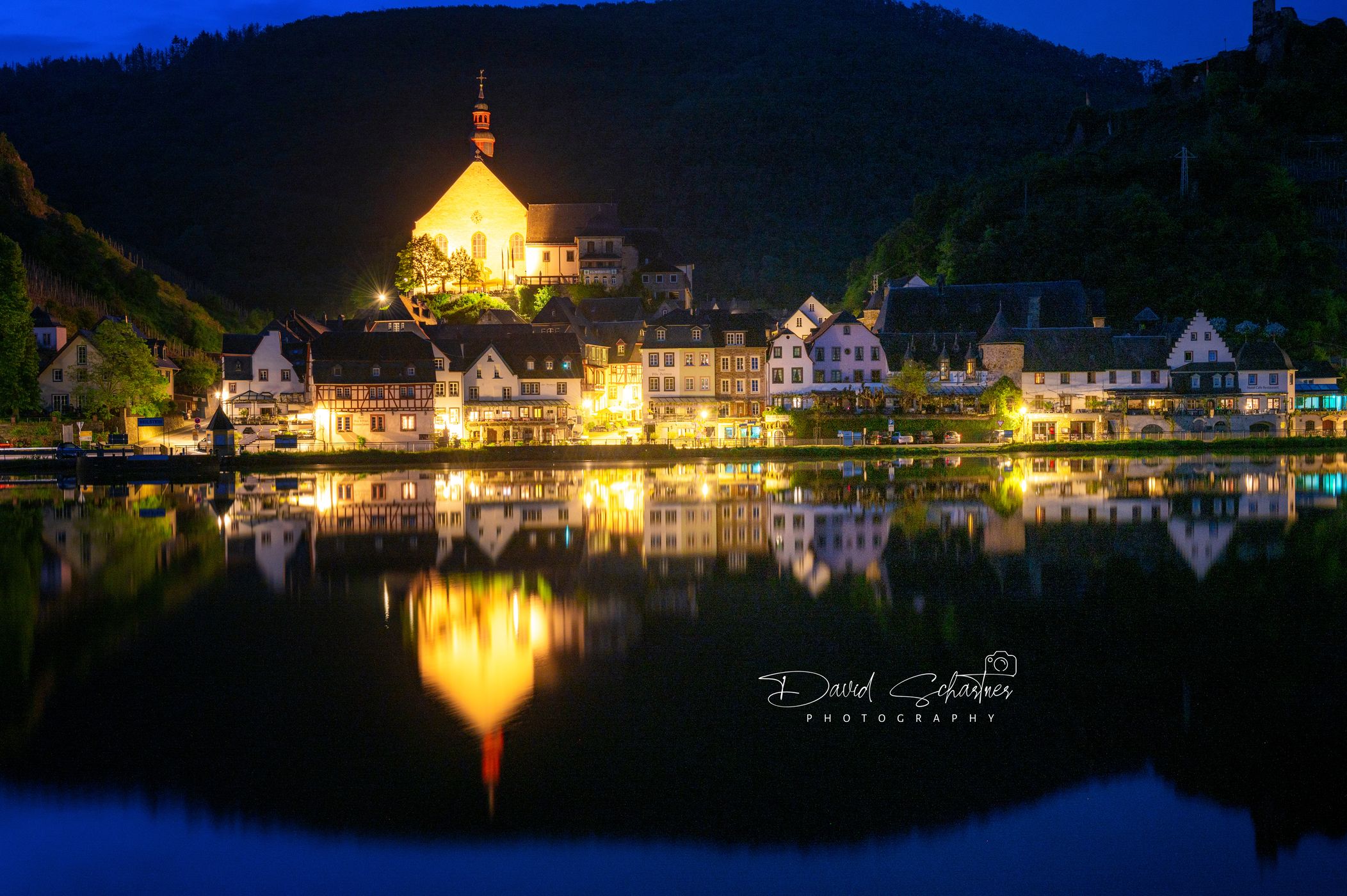 Panorama of Beilstein at Moselle, Germany