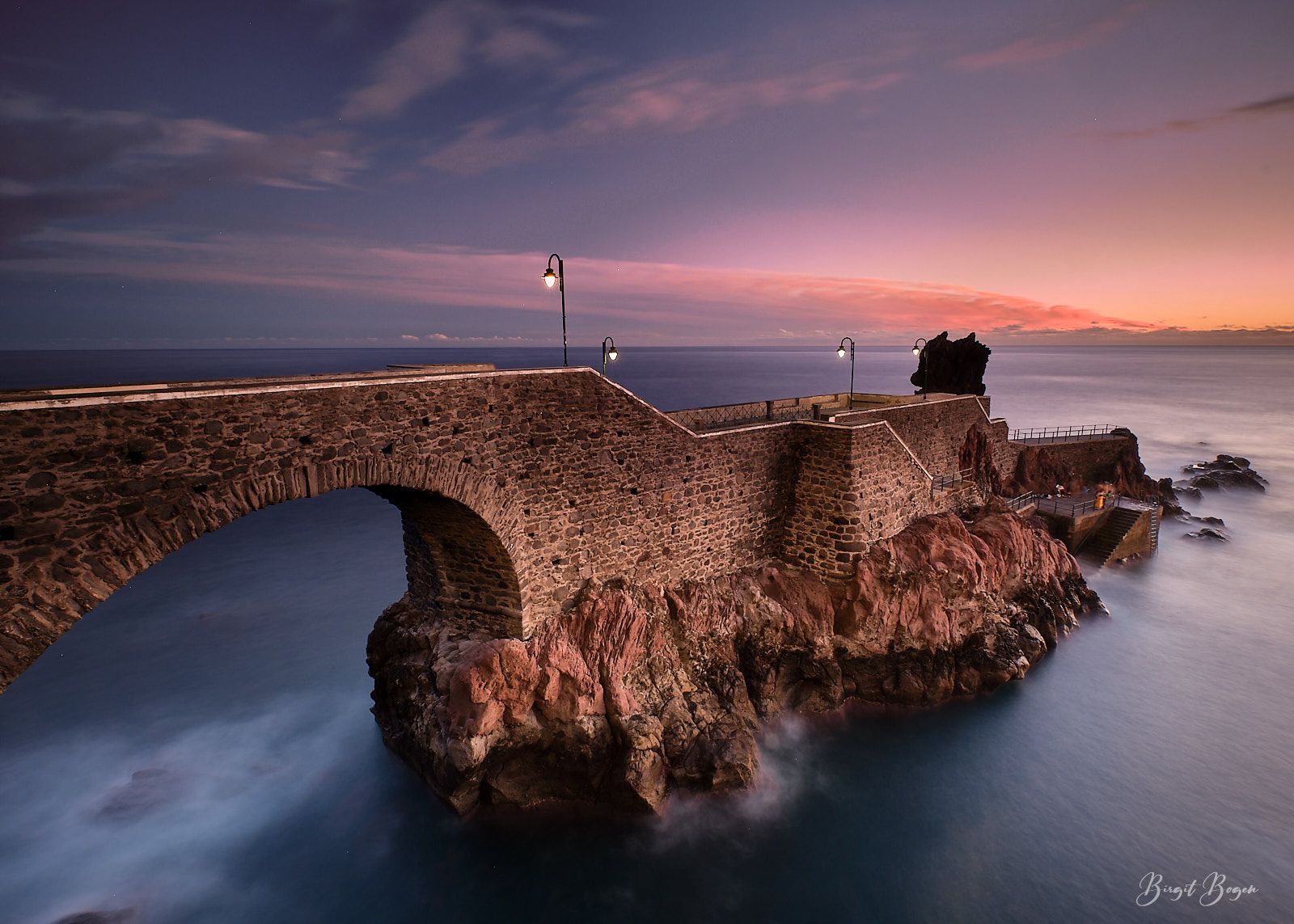 Ponta Do Sol swimming pier, Portugal