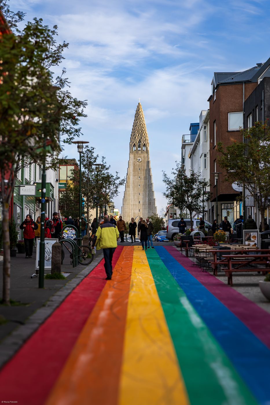 Rainbow Street Art, Reykjavik, Iceland